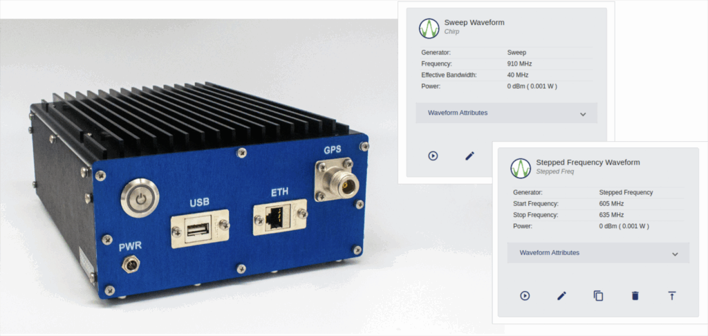 mockingbird rf test system and radar toolbox waveform cards